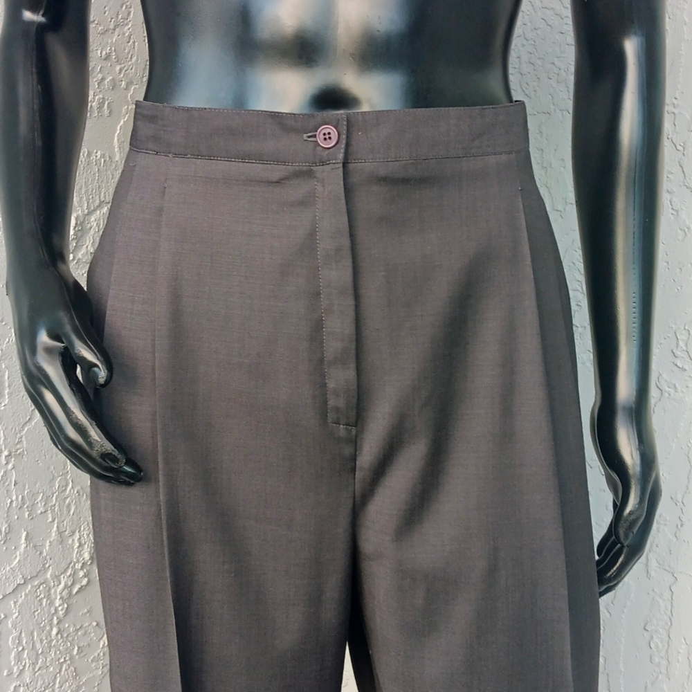 LE PAINTY (Paris) Men's Double Pleated Trousers w/ CERRUTTI Super 100's Fabric